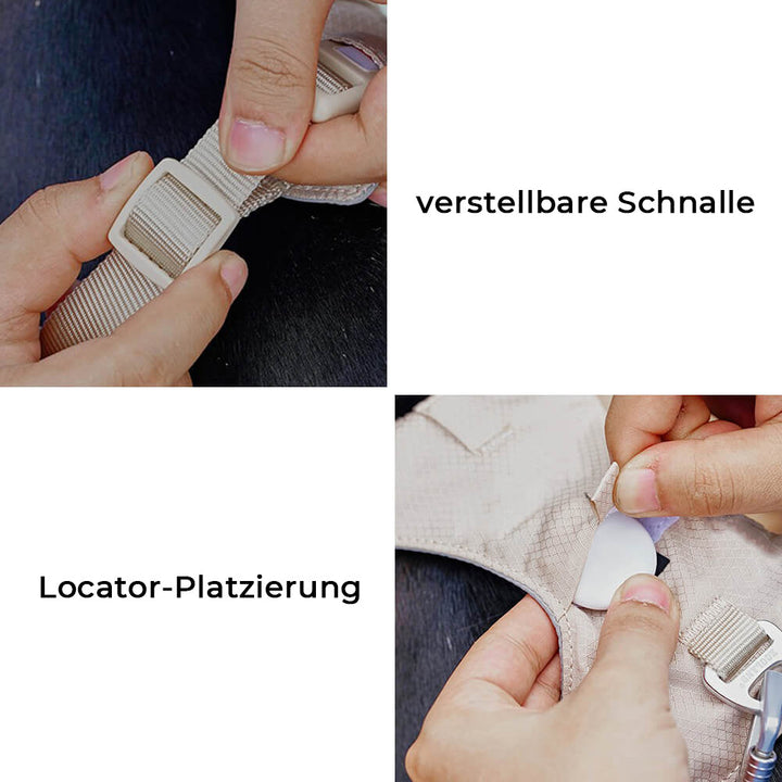 Wasserdichtes Anti-Zieh Hundegeschirr für alle Wetterlagen, mit robuster Leine.