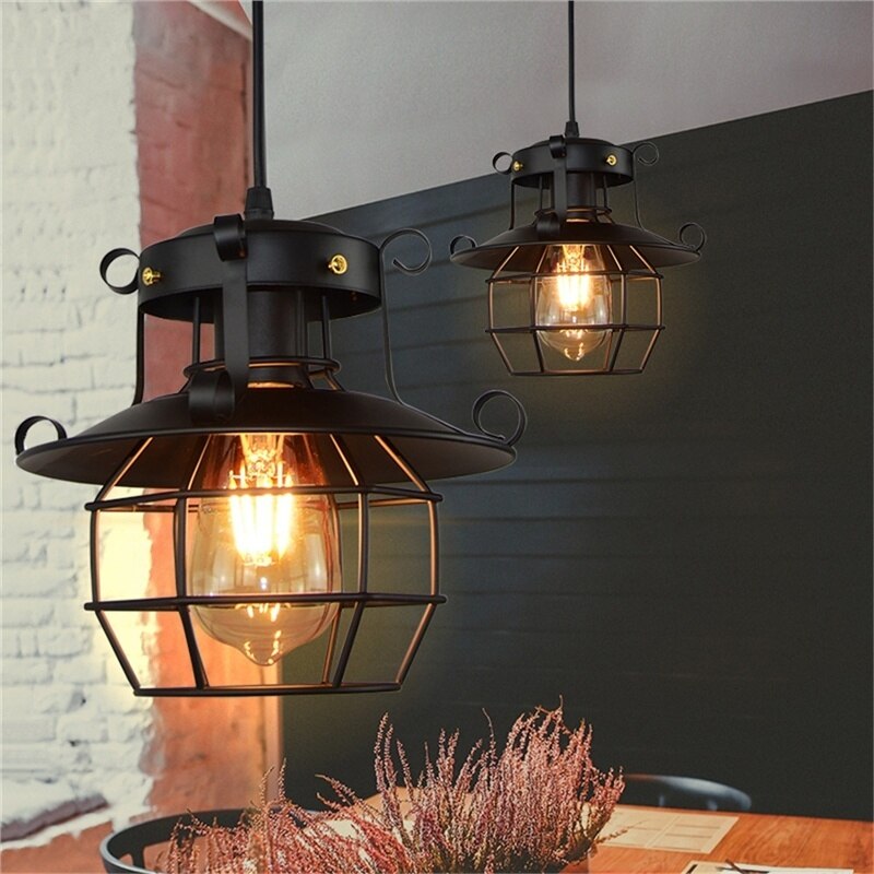 Vintage Deckenlampe, industriell, für Schlafzimmer und Küche, antik, stilvolle Innenbeleuchtung.