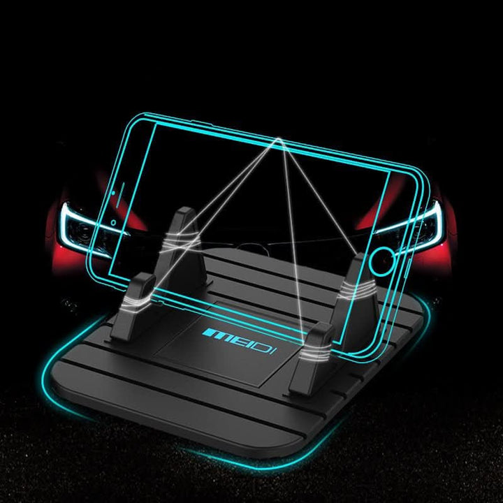 Praktische Antirutsch Handyhalterung für Auto-Navigation; sicherer Smartphone-Ständer auf dem Armaturenbrett.