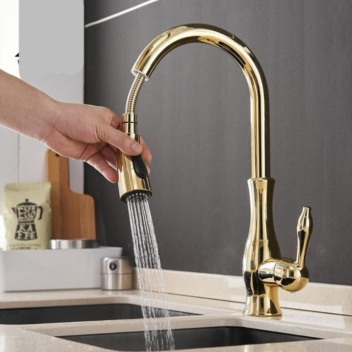 Neue Anton Küchenarmatur, versenkbar & ausziehbar, ideal für Renovierung moderner Küchen.