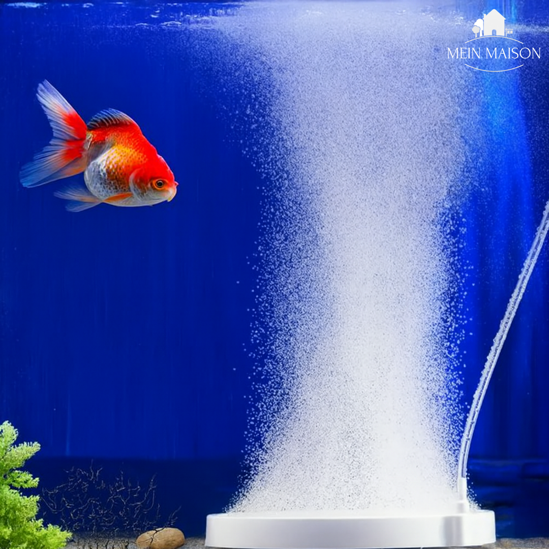 AquaBreathe Nano Luftstein für Aquarien: Flüsterleise Belüftung & verbesserte Wasserqualität für Fische.