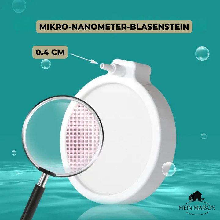 Flüsterleiser AquaBreathe Nano Luftstein: Optimale Sauerstoffanreicherung ohne Lärm für Ihr Aquarium.
