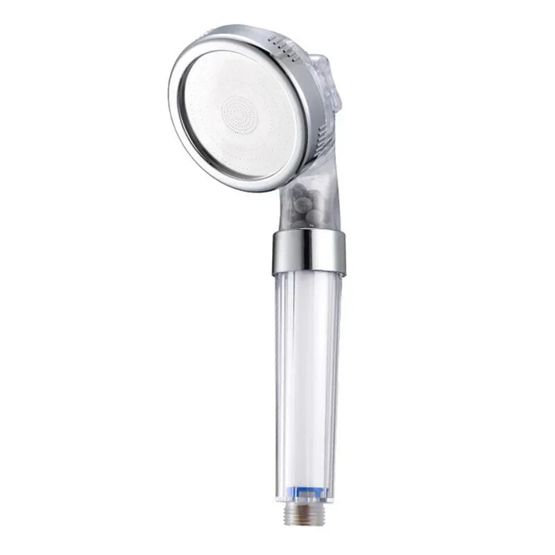 AquaGlow Hochdruck-Duschkopf aus ABS mit effektivem Mineralfilter. Wassersparend für reines Duscherlebnis & Wellness.