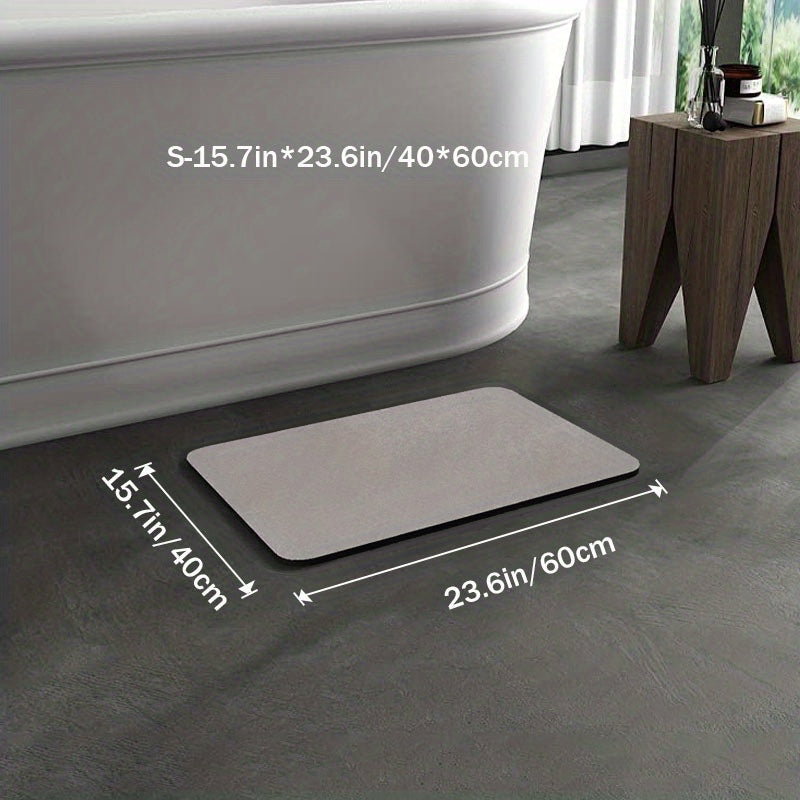 Schnelltrocknende AquaGrip Badematte mit effektivem Antirutsch für maximale Sicherheit und Komfort im Badezimmer.