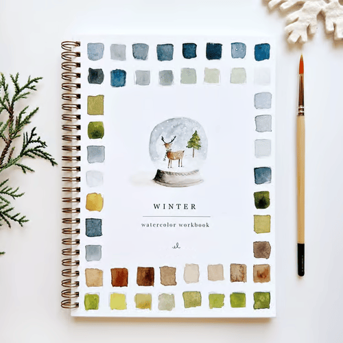 Entspannendes Aquarell Malbuch für Anfänger, fördert das Zeichnen und die kreative Freizeitgestaltung.