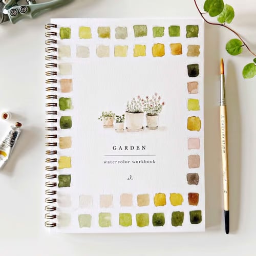 Malbuch für Aquarell-Anfänger: Erlerne Zeichnen & entspanne dich. Ideal als kreative Geschenkidee.