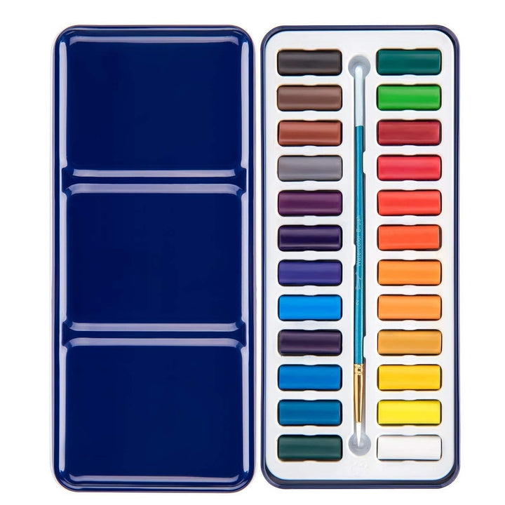 Detailliertes Aquarell-Lernbuch für Anfänger, ideal zum Zeichnen und Entspannen. Dein DIY-Kunstbedarf.