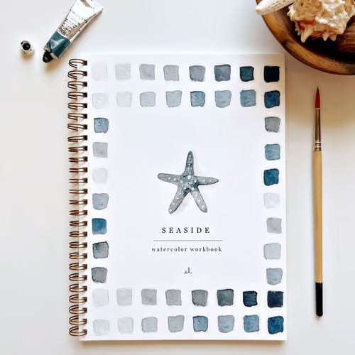Kreatives Aquarell Malbuch, Schritt für Schritt erklärt, perfekt für Anfänger & Hobbykünstler.