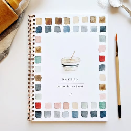 Hochwertiges Aquarellbuch für Anfänger, fördert Kreativität und bietet entspannende Zeichenmomente.