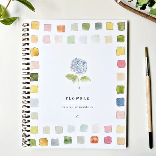 Aquarell Malbuch für Einsteiger, eine tolle Geschenkidee für alle, die zeichnen lernen wollen.