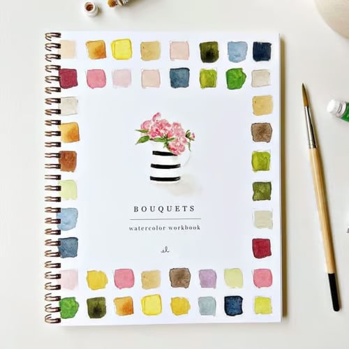 Zeige deine Kreativität mit diesem Anfänger-Aquarell Malbuch. Perfekt für Hobby & Freizeit.