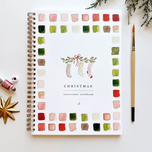 Aquarell Malbuch zur Kreativitätsförderung, ideal für Anfänger. Dein neuer Kunstbedarf für zu Hause.