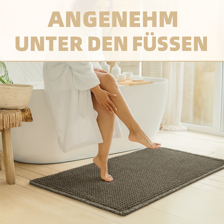 Hygienische AquaSoft Badematte; schnelltrocknend & waschbar; schützt vor Rutschen im Bad und ist pflegeleicht.