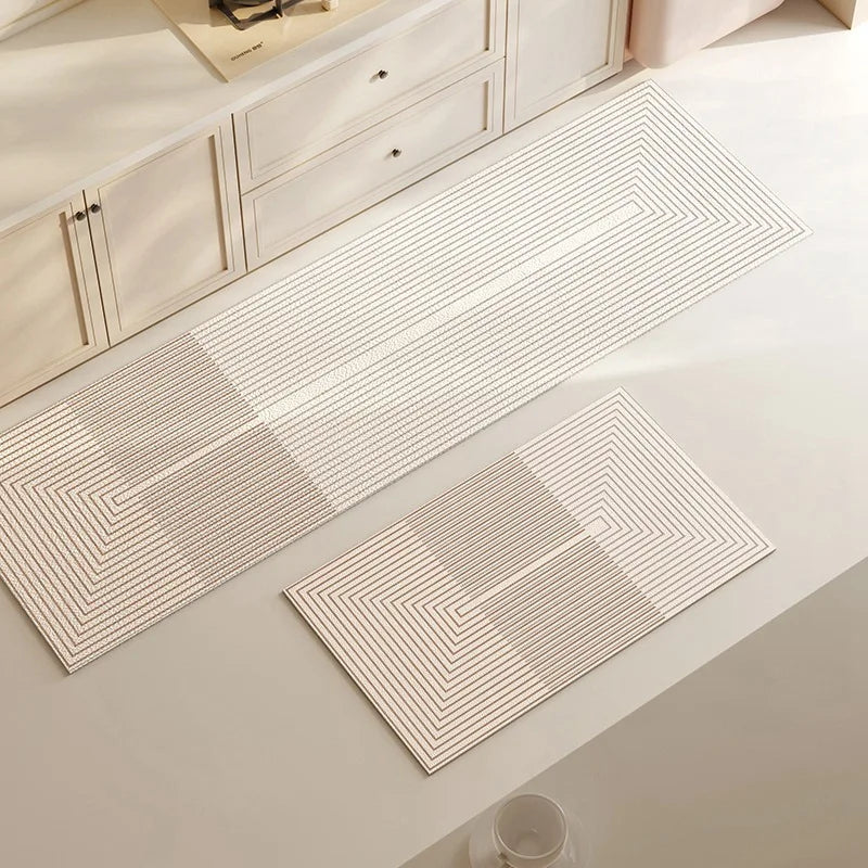 Pflegeleichte AquaStone Küchen- & Badematte, schnelltrocknend und extrem saugfähig. Modern und langlebig.