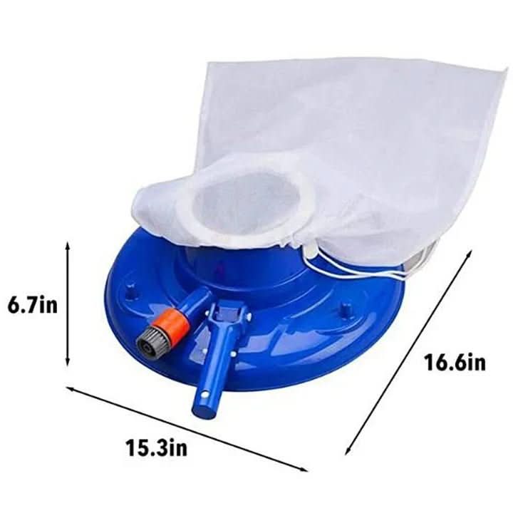 Robuster AQUAVAC Poolreiniger für einfache, chemiefreie und umweltfreundliche Poolpflege.