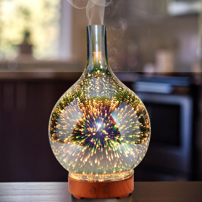 Aroma Diffusor LichtOase für entspannende Aromatherapie, schafft eine Wohlfühlatmosphäre zu Hause.