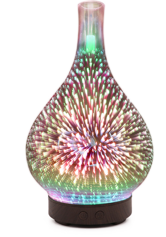 Sanftes LED-Licht und duftender Nebel mit diesem Aroma Diffusor. Perfekt für dein Zuhause.