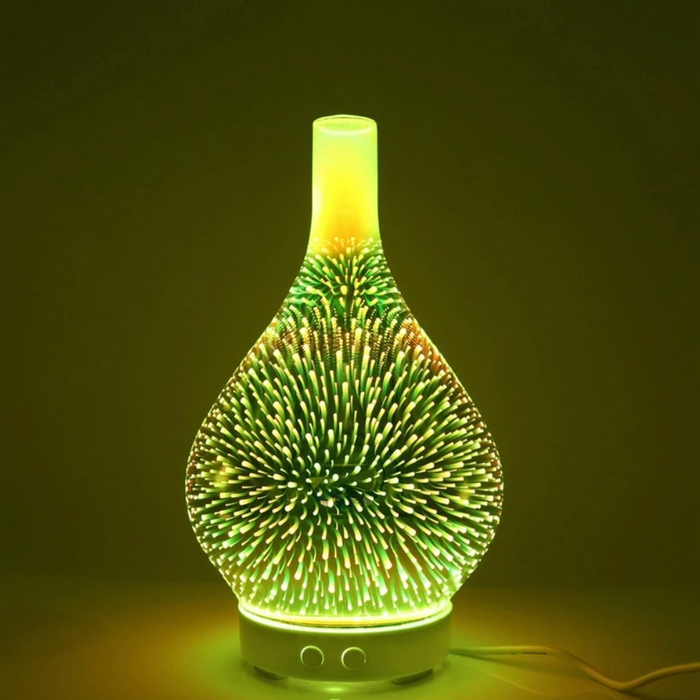 Beruhigender Aroma Diffusor LichtOase mit sanftem Licht, ideal zur Meditation & als Schlafhilfe.
