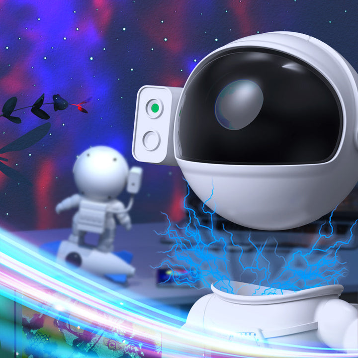 Originelle Geschenkidee: Astronaut Galaxie Projektor für Weltraumfans und Kinderzimmer.