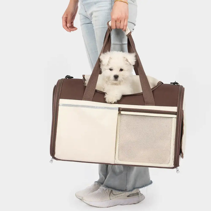 Multifunktionale Katzentasche & Hundetasche, tragbar, mit Belüftung für maximalen Tierkomfort.