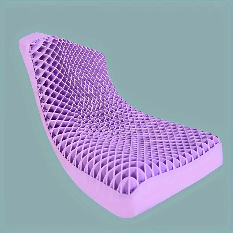 Detailaufnahme des atmungsaktiven TPE-Materials des Niala Nackenkissens. Für optimale Druckentlastung.