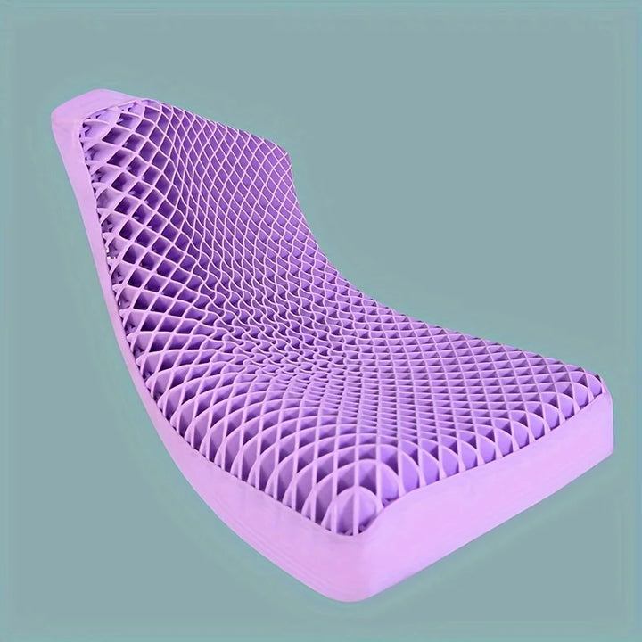 Detailaufnahme des atmungsaktiven TPE-Materials des Niala Nackenkissens. Für optimale Druckentlastung.