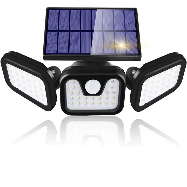 Smarte Solar-Wandleuchte mit Bewegungssensor, LED-Technologie, energieeffizient und wetterfest für Ihr Zuhause.