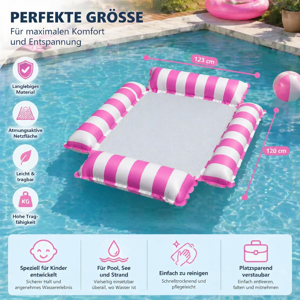 Perfektes aufblasbares Wasserspiel für Kinder im Sommer. Ideal für Pool, Planschbecken & Outdoor-Abenteuer.