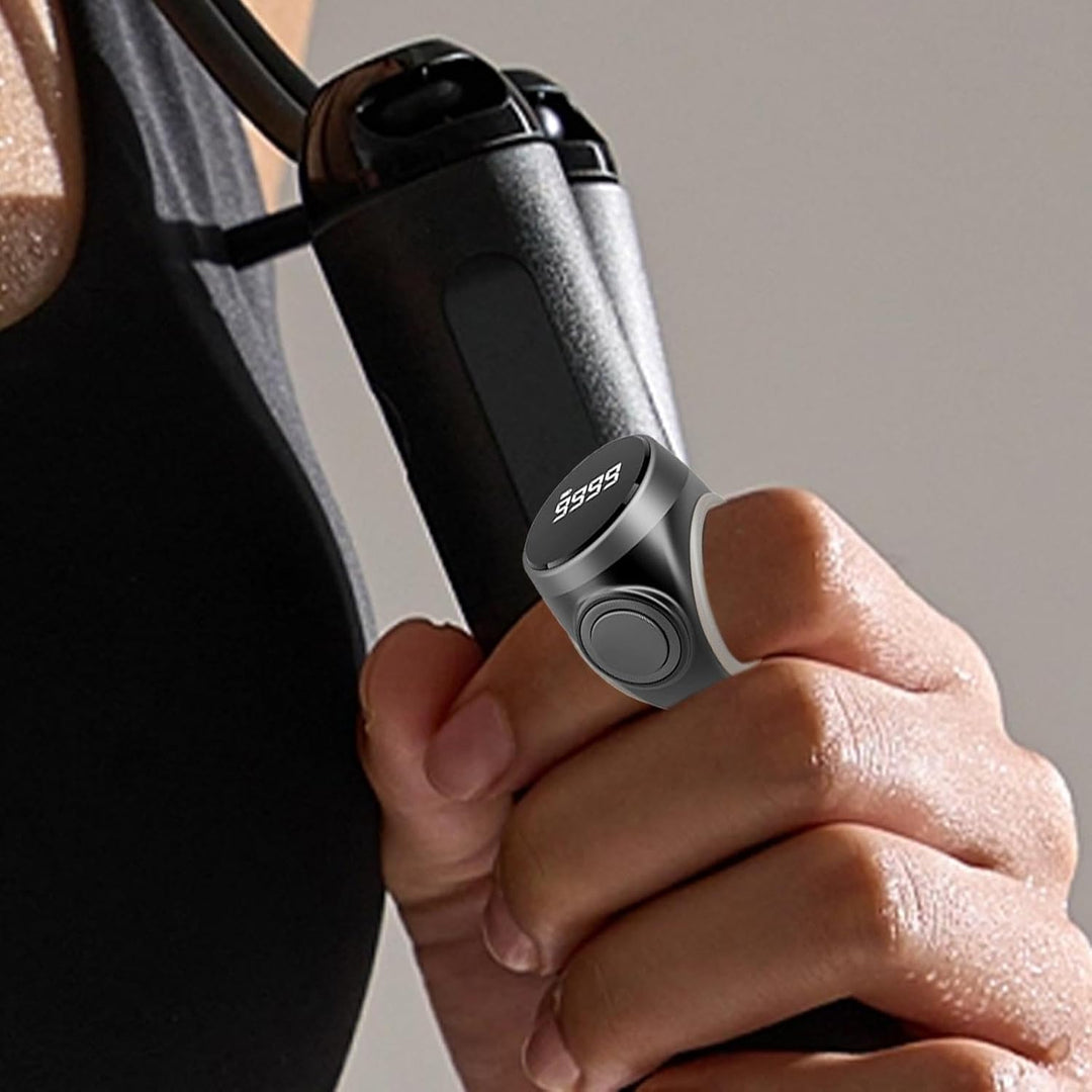 Ergonomischer Zählring, digital, aufladbar, 4-stellig, angenehm zu tragen beim Zählen von Runden.