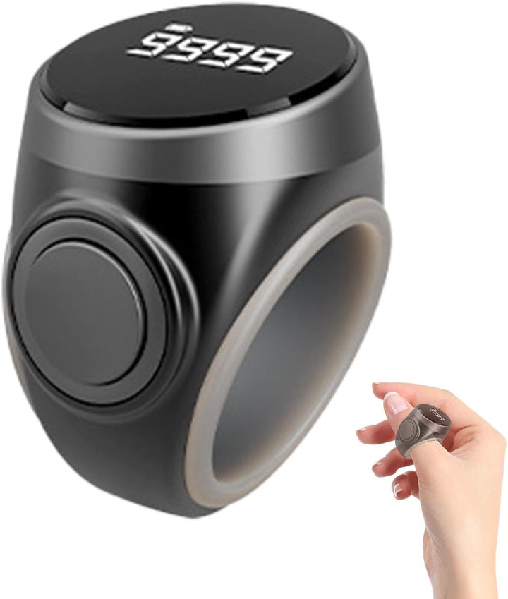 Bequemer, wiederaufladbarer digitaler Zählring für Finger, perfekt für unterwegs & schnelles Zählen.