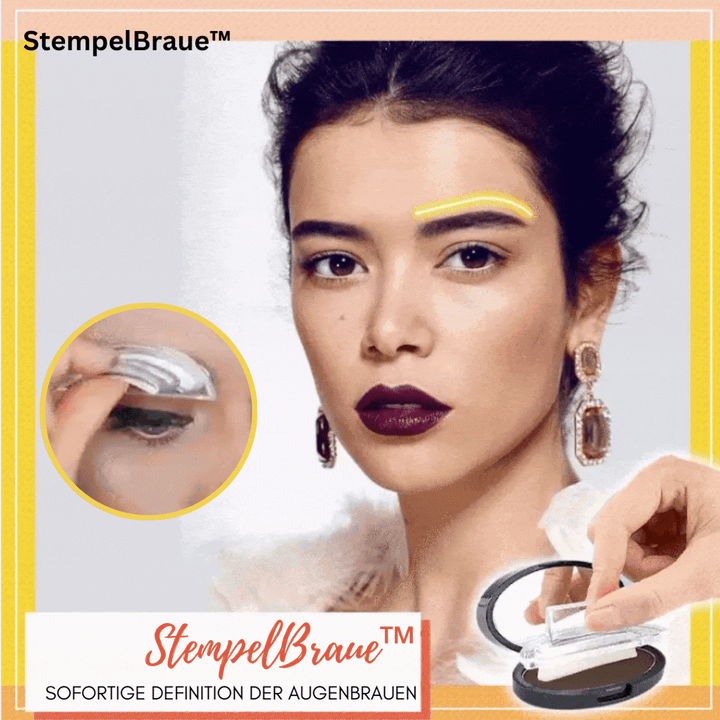 Detailaufnahme des Augenbrauenstempels für schnelle, natürliche und wischfeste Beauty-Routine.