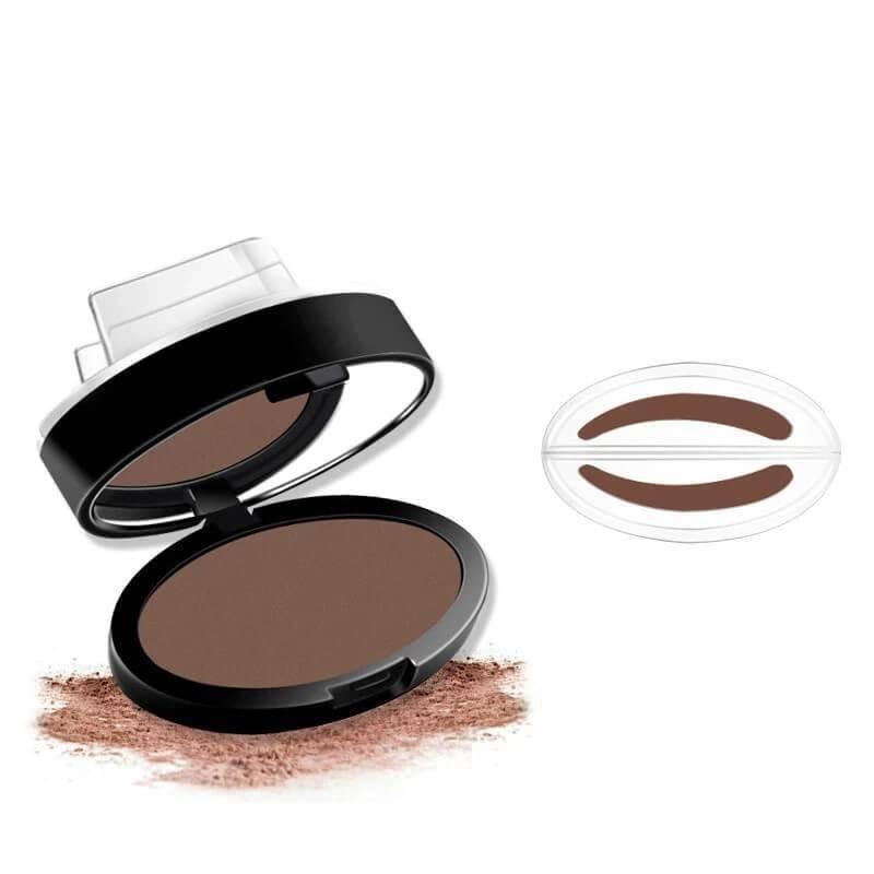 Augenbrauenstempel für perfekt geformte, natürliche Brauen in Sekunden; wasserfestes Make-up Puder für schöne Augenbrauen.