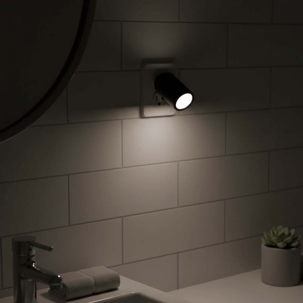 Smarte Aurora LED-Sensorlicht mit automatischer Dimmung. Energiesparende Beleuchtung für Wohn- & Schlafzimmer.
