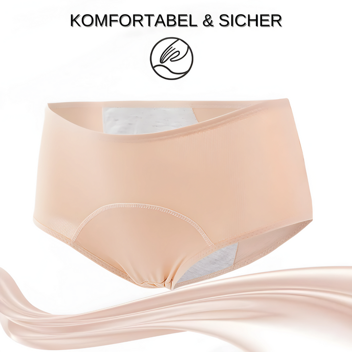Premium auslaufsichere Damenunterhose. Komfortabler Schutz bei Periode und leichter Inkontinenz.