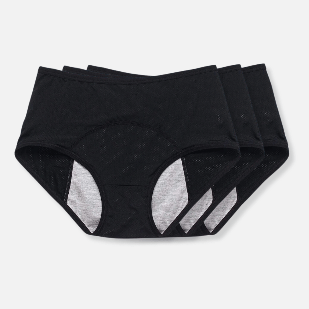 Diskret sitzende Inkontinenz-Unterhose für Frauen. Sicherer Schutz bei Tag und Nacht, sehr bequem.