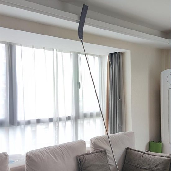 Ausziehbarer Teleskop-Staubwedel, perfekt zur Säuberung von Decken, Wänden und Möbeln.