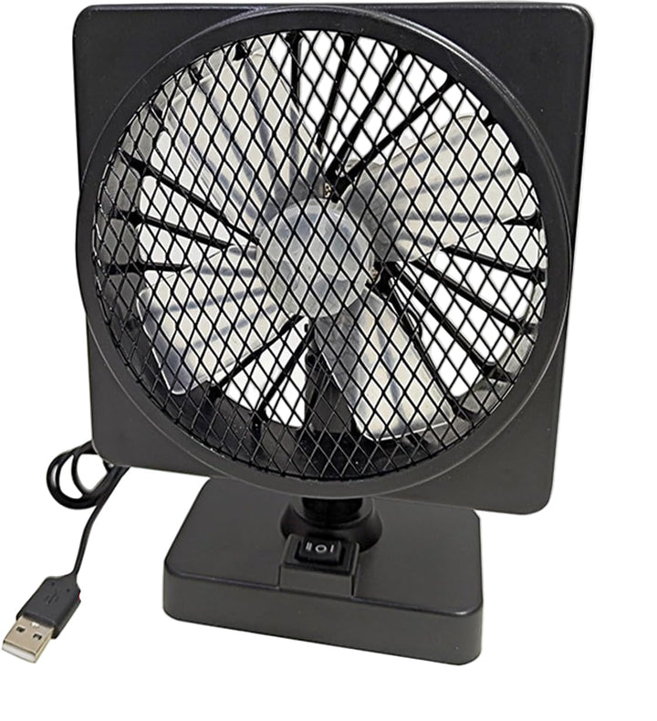 Aurovent 12V USB Lüfter für Pkw, Lkw und Wohnmobil, 360° drehbar, zur effektiven Fahrzeugkühlung.