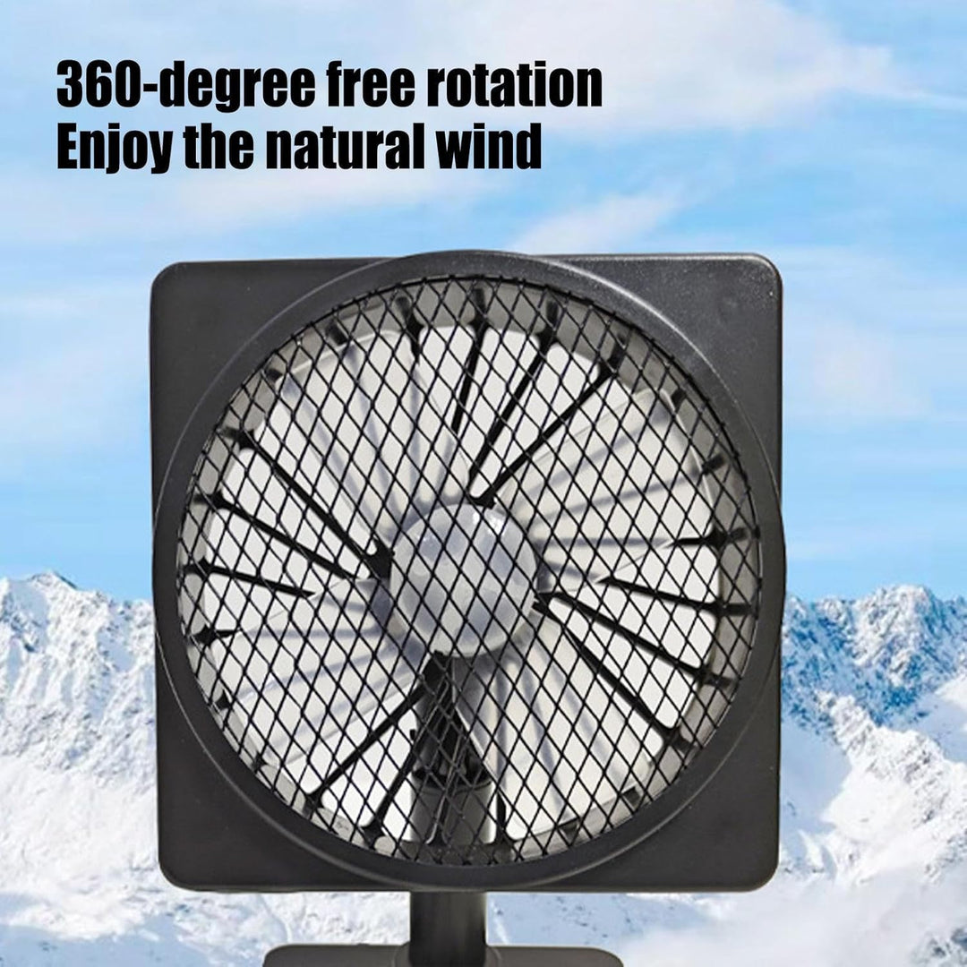 Kompakter 12V USB Auto Kühlventilator mit starker Luftzirkulation und 360° Funktion für Ihr Fahrzeug.