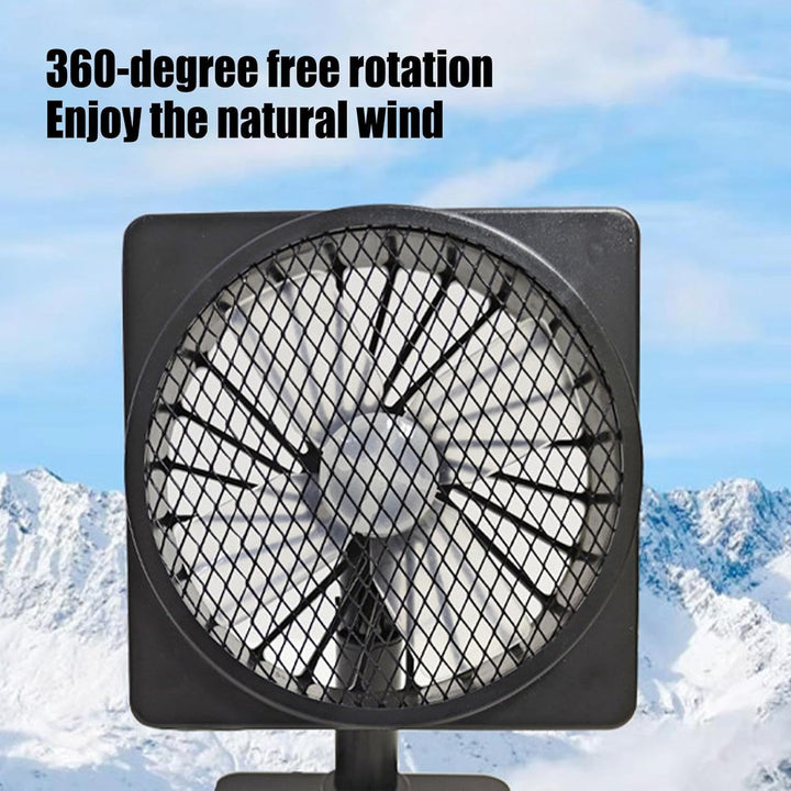Kompakter 12V USB Auto Kühlventilator mit starker Luftzirkulation und 360° Funktion für Ihr Fahrzeug.