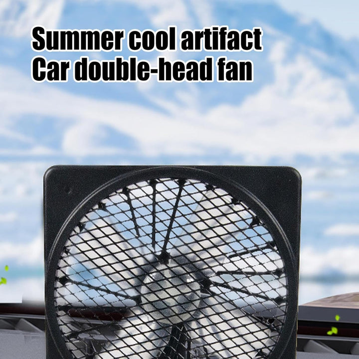 Hochwertiger Auto 12V USB Ventilator zur Kühlung und Frischluftzufuhr, perfekt für lange Autofahrten.