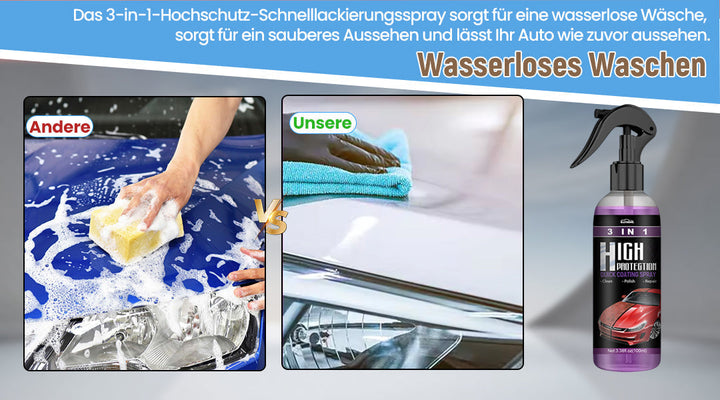 Kraftvolles Reinigungs- und Versiegelungsspray für Auto-Lackschutz und langanhaltenden Hochglanz.