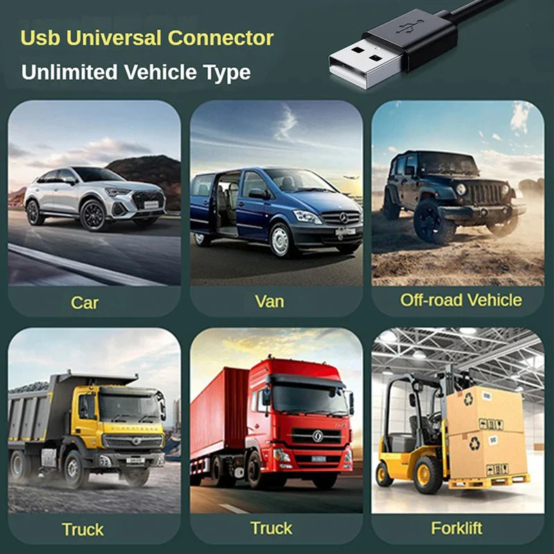 Leiser Auto-Kühlventilator für den Fond, mit USB. Verbessert Klima & Reisekomfort für Passagiere an heißen Tagen.