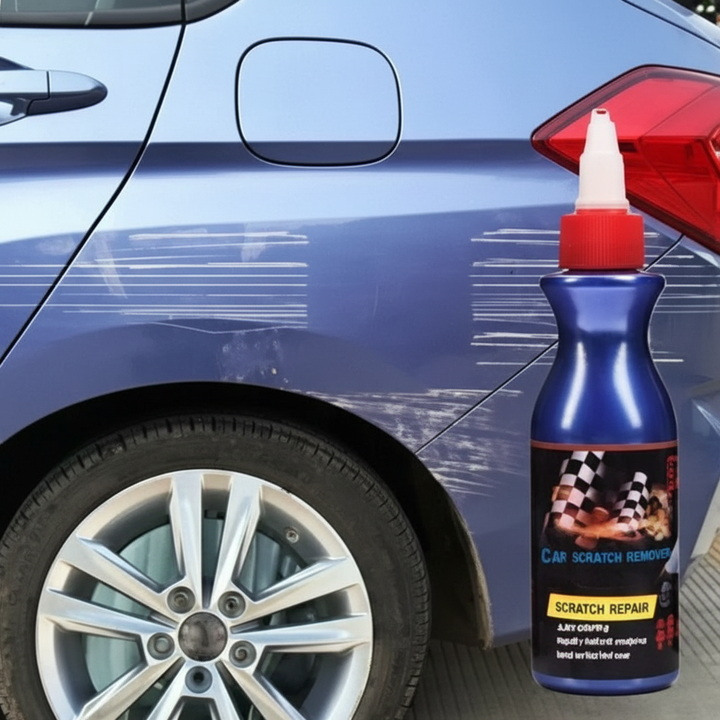 Spezielle Lackpolitur entfernt Oxidation, Swirls und leichte Kratzer für neuen Glanz im Autolack. Ideal für Autopflege.