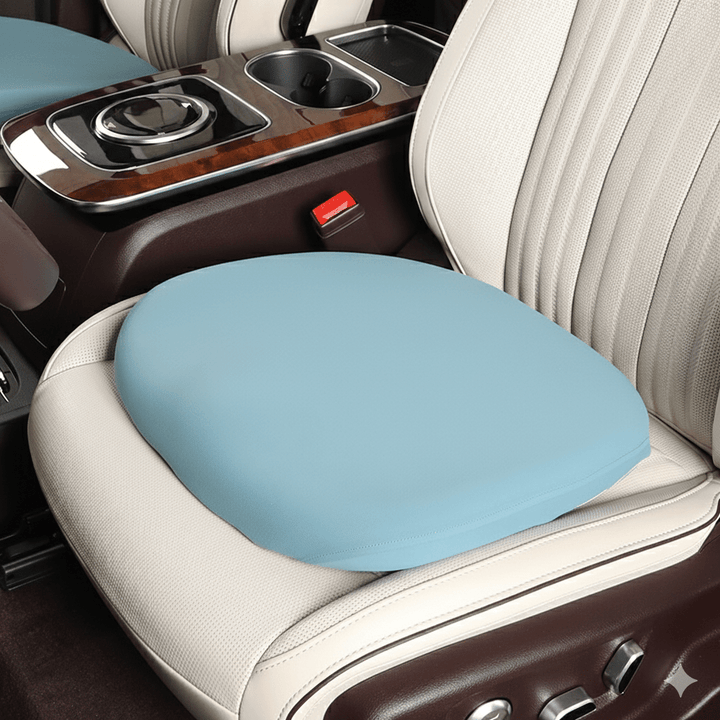 Weiche, anpassungsfähige Memory Foam Stützen für Nacken und Lendenwirbel, erhöht den Sitzkomfort.