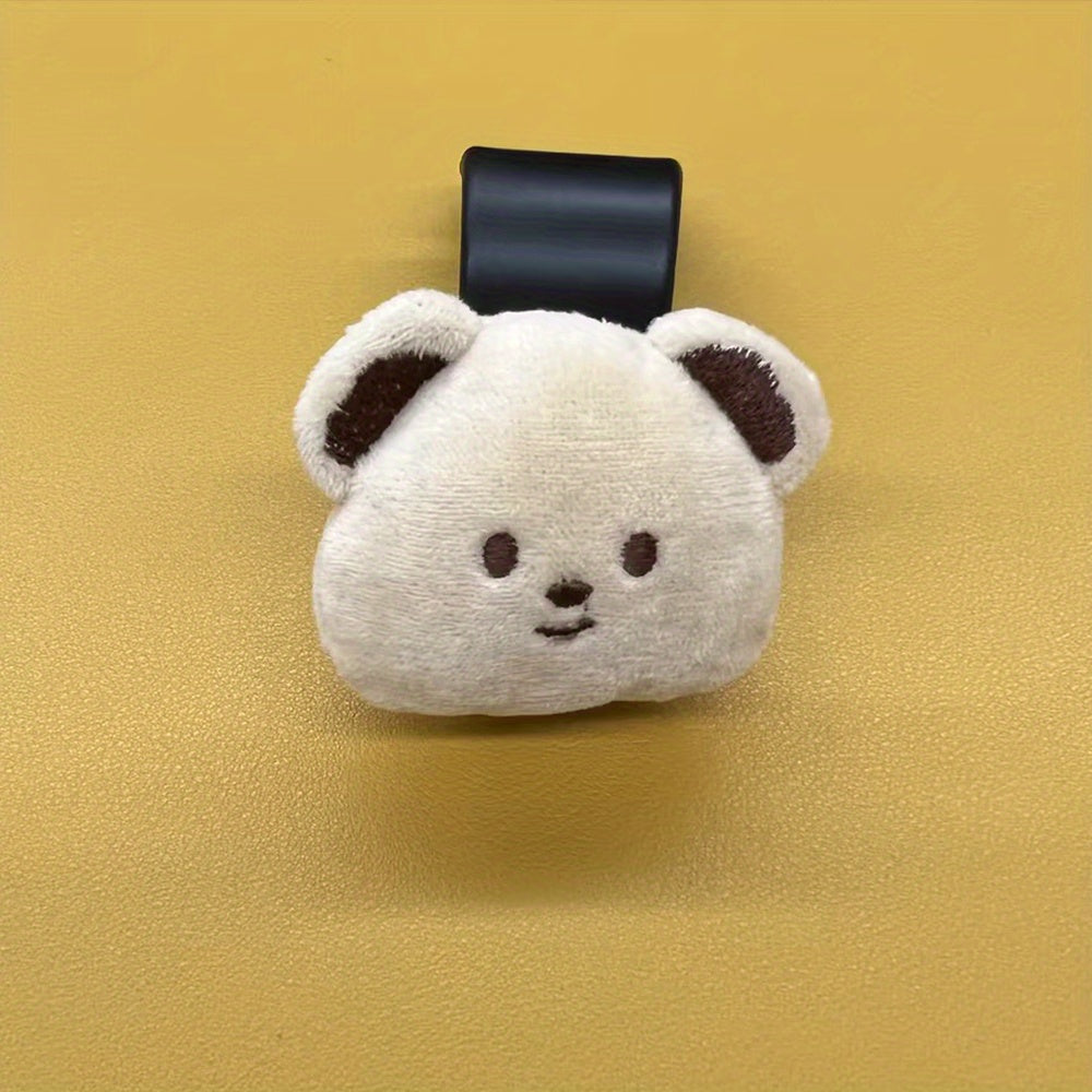 Robuster Kopfstützenhaken für Autos mit süßem Bärendesign, ideal zur Aufbewahrung von Handtaschen und Jacken.