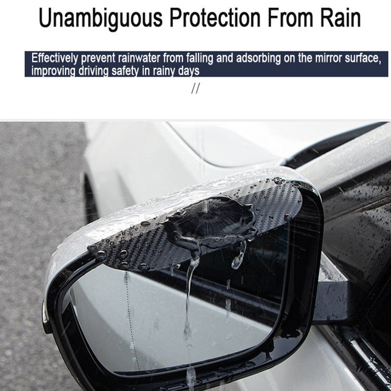 Universelle Regenschutzblenden für Auto-Rückspiegel. Passend für die meisten Modelle, einfacher & effektiver Wetterschutz.