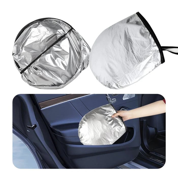 Universelle Auto Sonnenblende für PKW, schützt vor Sonne, Hitze & UV-Strahlung.