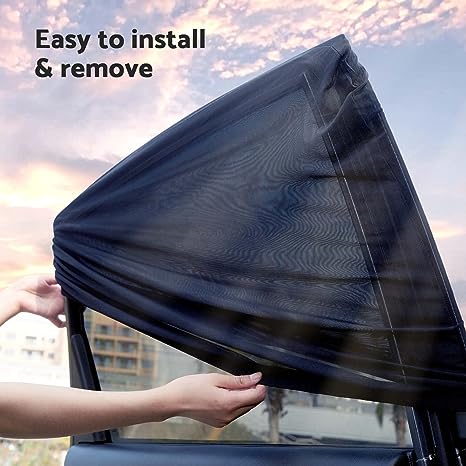 Fenster Sonnenschutz Auto universal, bietet Privatsphäre und UV-Schutz für Insassen, ideal für Kinder.
