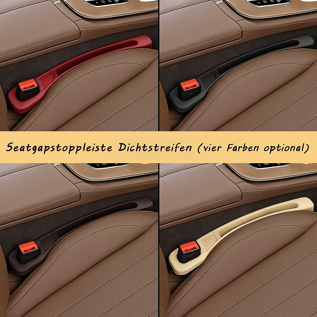Nie wieder verlorene Gegenstände mit dem AutoGapFix Sitzspalt-Organizer. Universelles Auto Zubehör & Ablagefach.