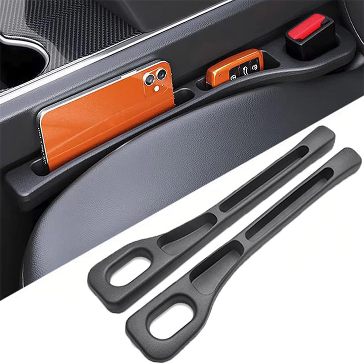Robuster AutoGapFix Sitzspalt-Organizer aus PU-Leder, sicherer Stauraum im Auto-Innenraum für mehr Ordnung.